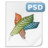 Mimetypes psd Icon